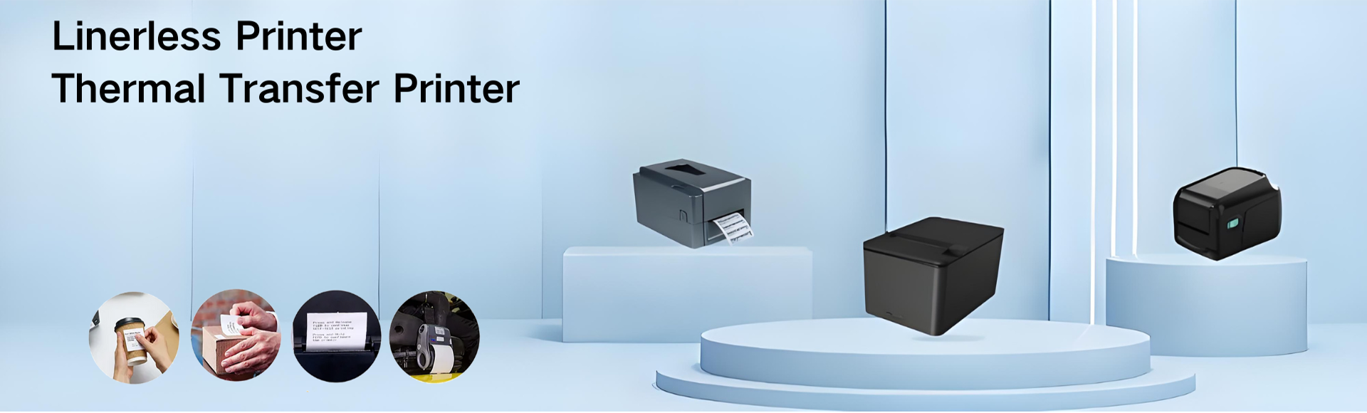 Linerless printer Thermal transfer printer